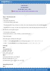 Dạng 1. Thực hiện phép tính Chủ đề 7 Ôn hè Toán 6